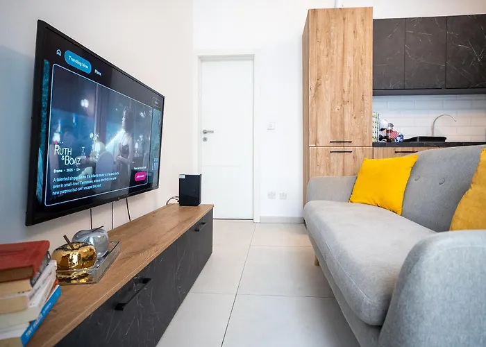 公寓 Modern 2 Bedroom Apartment Spinola Bay Near Paceville