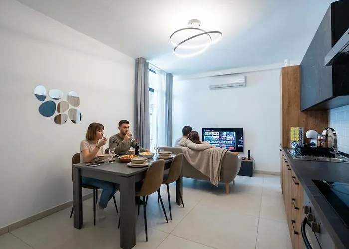 Apartment Modern 2 Bedroom Spinola Bay Near Paceville